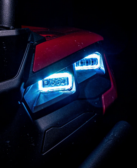 1er-Pack Fernlicht (Einzelscheinwerfer) für Can-Am ab 2023 <tc>Outlander</tc> & <tc>Renegade</tc> /2024+<tc>Maverick</tc> R/2025+ Canyon/2025+ Spyder F3/Aodes Pathcross 2025+