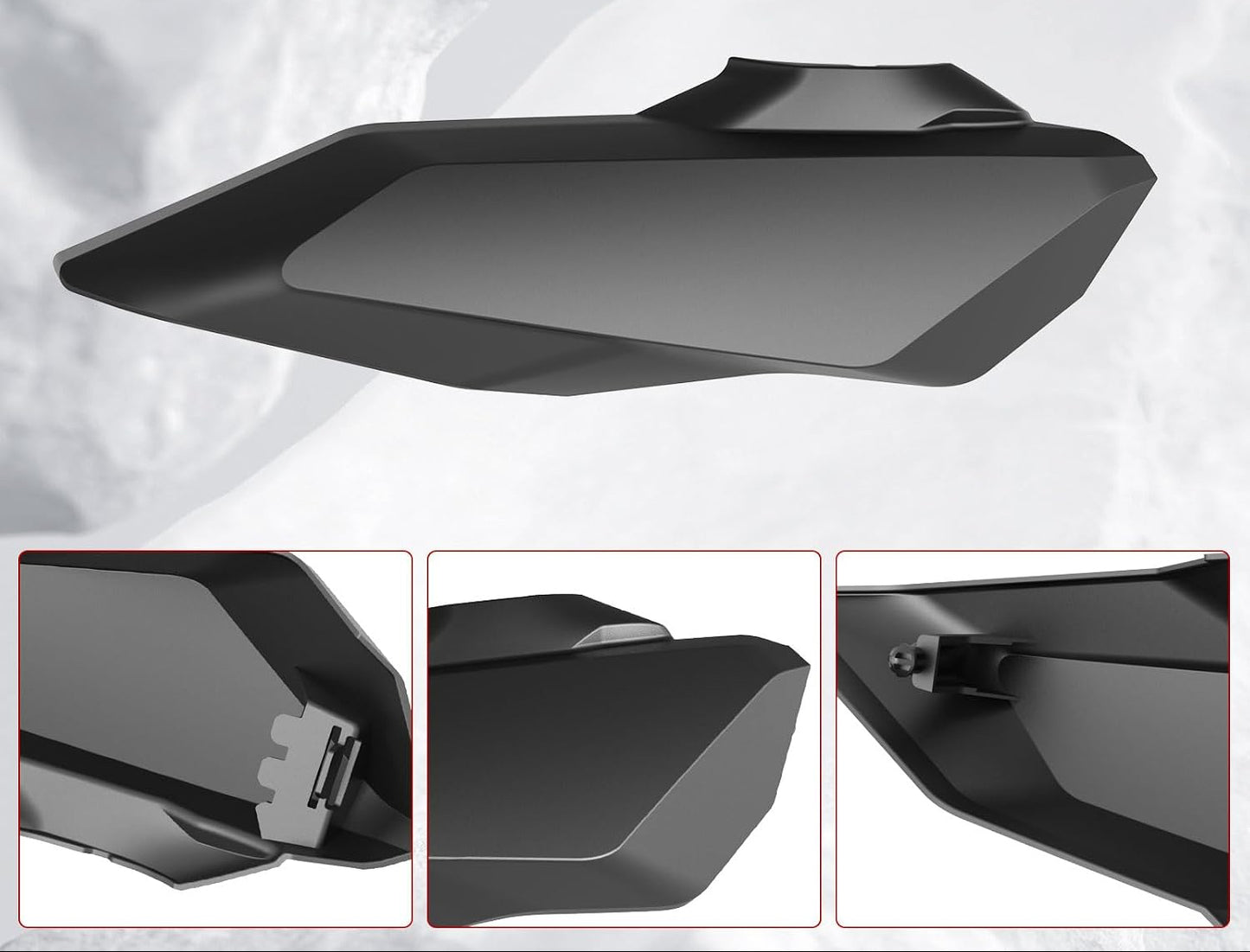 Lateral Gas Cap Cover for Can Am Maverick R 2024+
