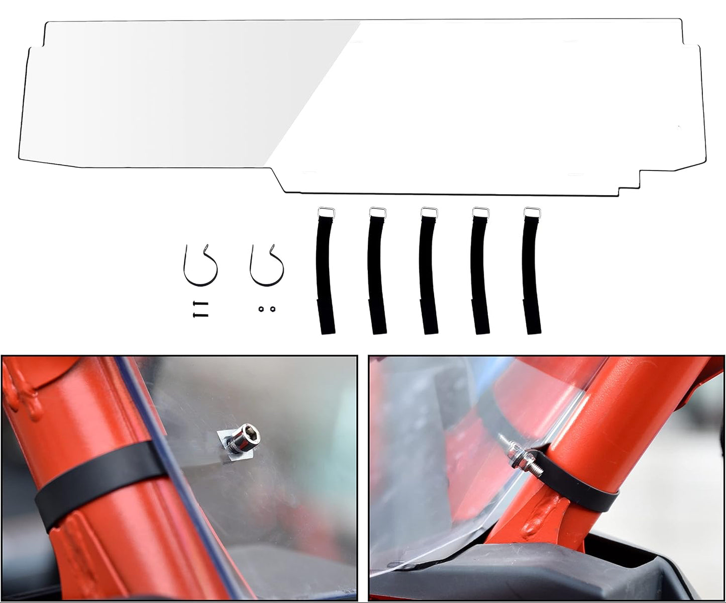 Lunotto posteriore trasparente per Can-Am <tc>Maverick</tc> X3 & MAX 2017-2026
