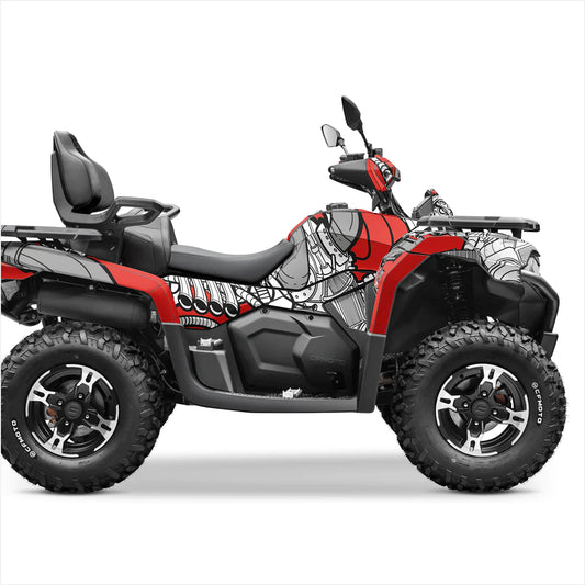 Αυτοκόλλητα σχεδιασμού κεφαλής βενζίνης για CFMOTO Cforce 600-625