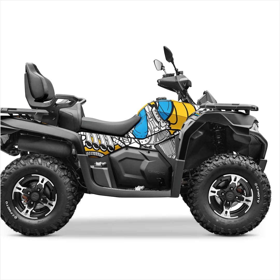 Autocolante pentru designul capului de benzină pentru CFMOTO CFORCE 600-625