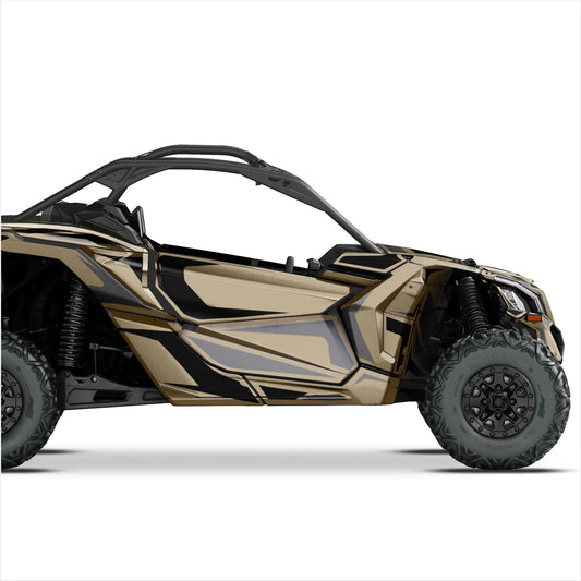 Απλά αυτοκόλλητα σχεδιασμού για Can-Am Maverick x3