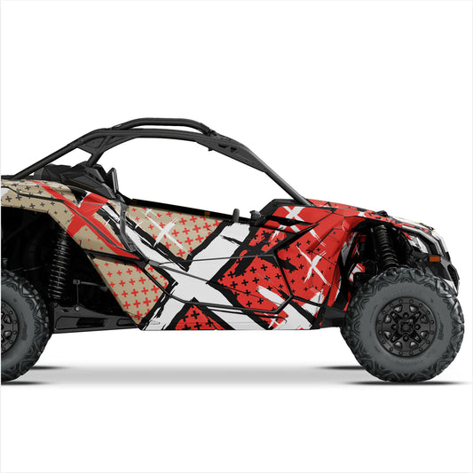 X Дизайн наклейки для Can-Am Maverick X3