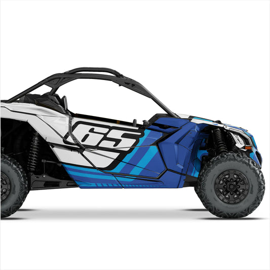 Номер (пользовательский) дизайн наклейки для Can-Am Maverick X3