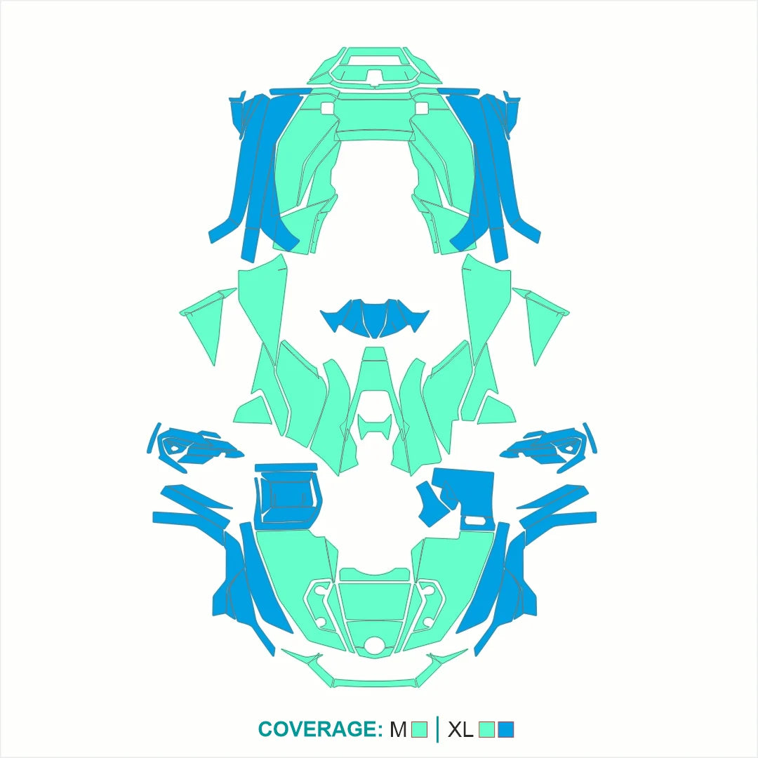 SHADED design stickers for CFMOTO CFORCE 600-625