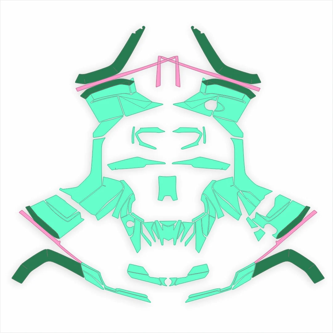 Schattierte Designaufkleber für CFMOTO CFORCE 800-1000