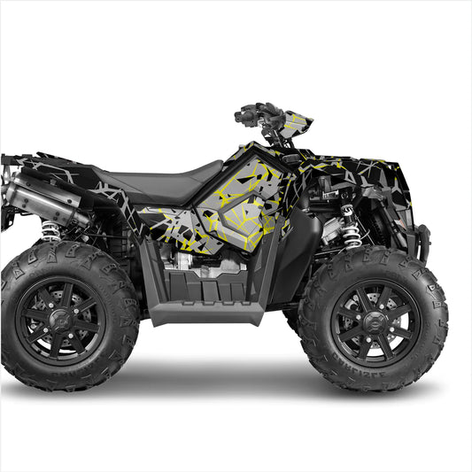 Наклейки на Quake Design для Polaris scrambler