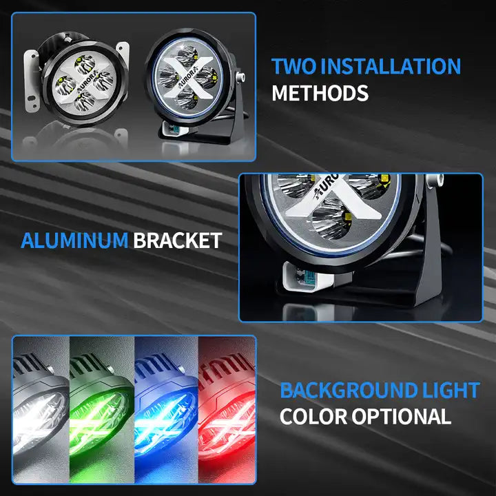 X Proiectare lumini rotunde