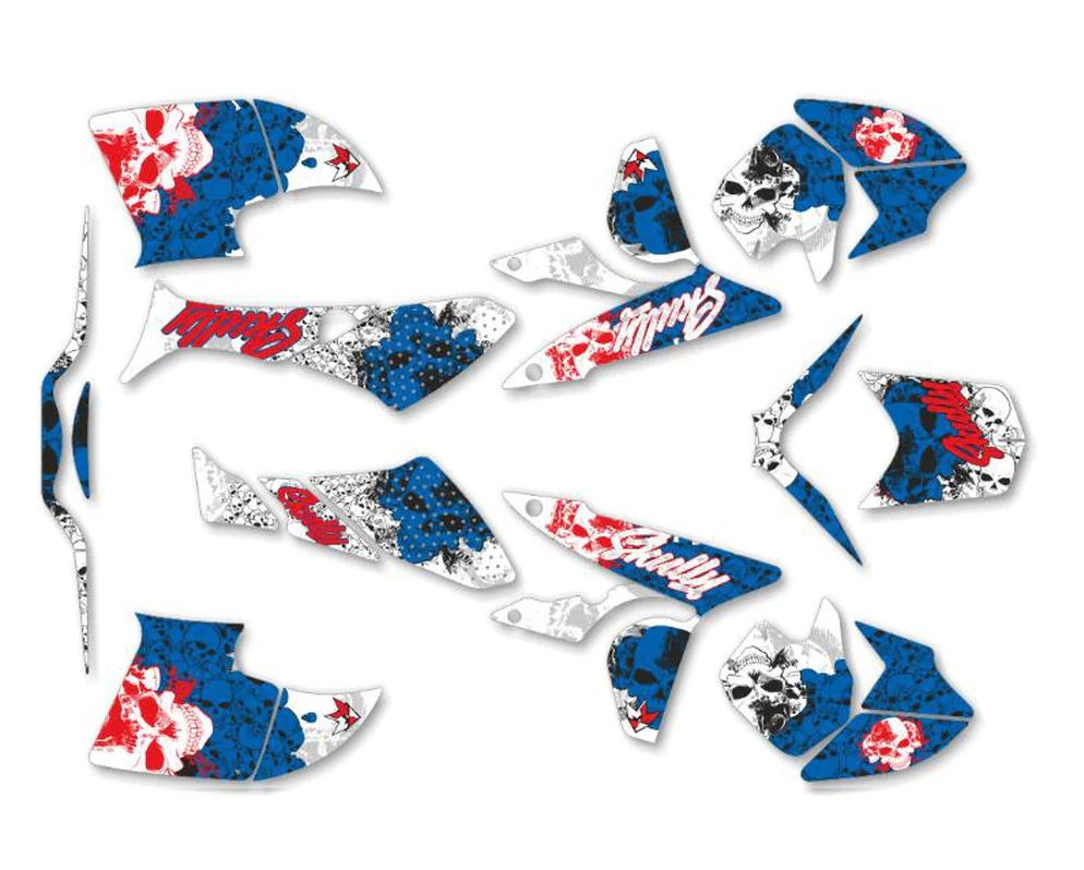 Skully-Designaufkleber für Honda TRX 450 (2004-2016)