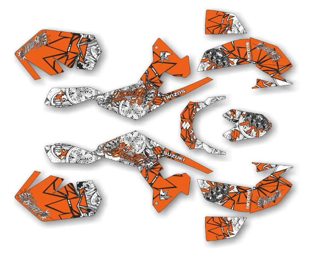 Mud Bandit Design Stickers для Suzuki Ltr 450