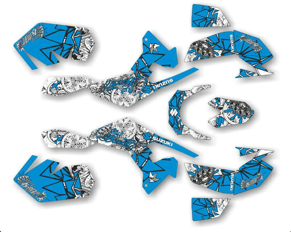 Mud Bandit Design Stickers для Suzuki Ltr 450