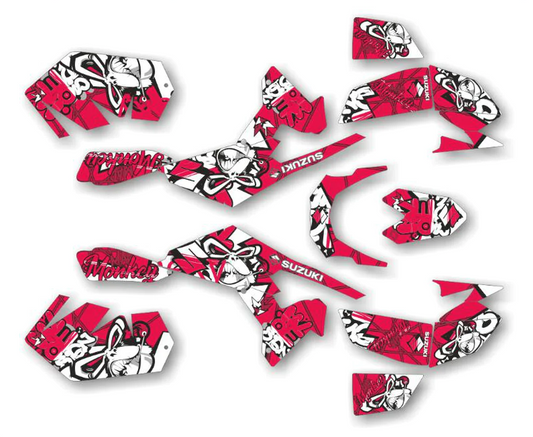 MAD MONKEY dizaino lipdukai, skirti Suzuki LTR 450