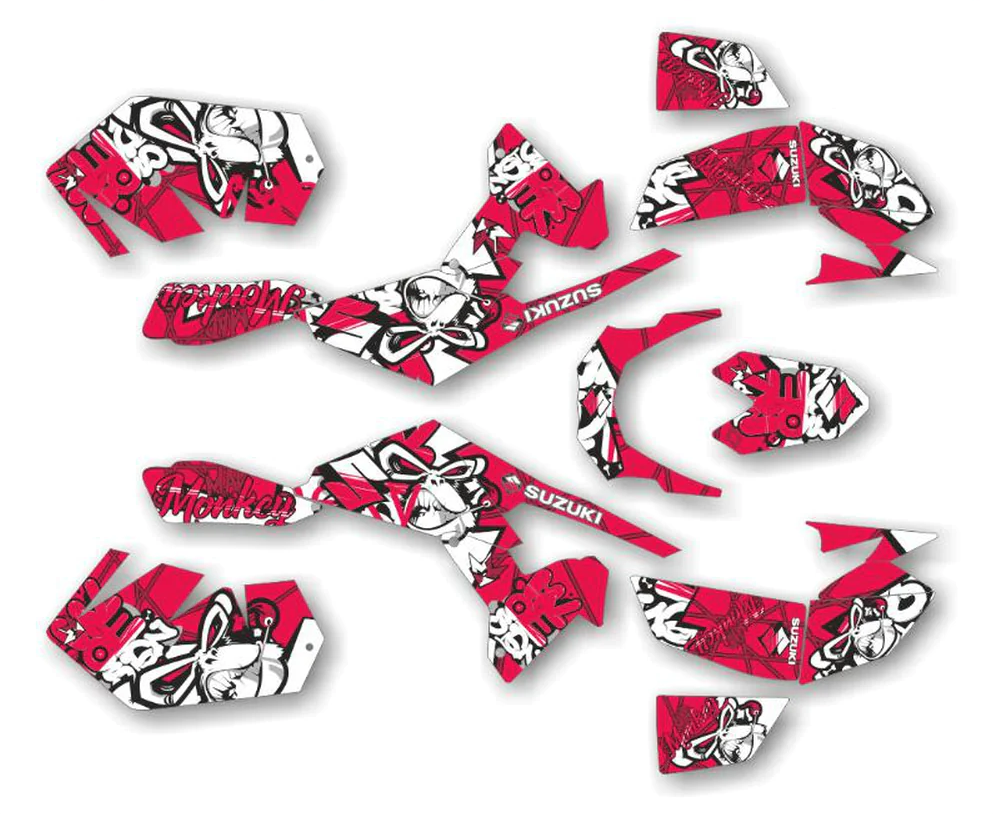 Mad Monkey Design Stickers для Suzuki Ltr 450