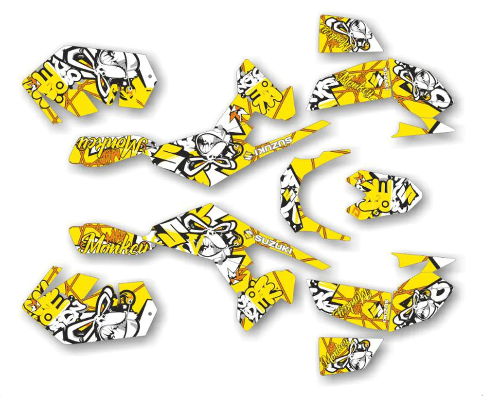 Mad Monkey Design Stickers для Suzuki Ltr 450