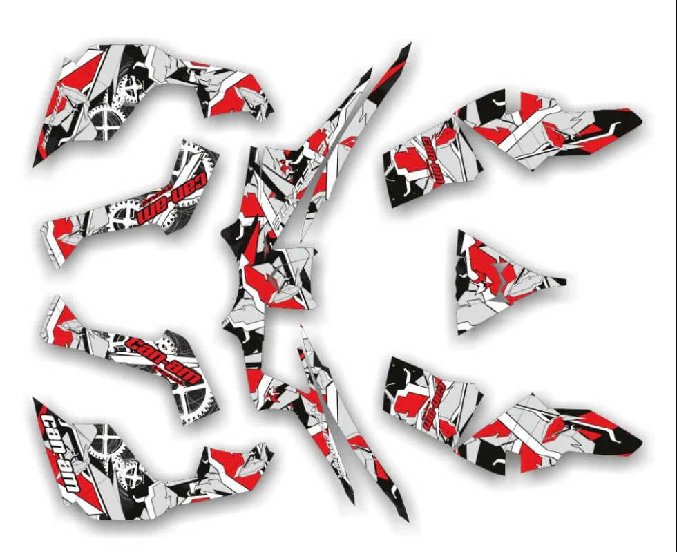 Геометрические наклейки на дизайн для кан-ам ренегат