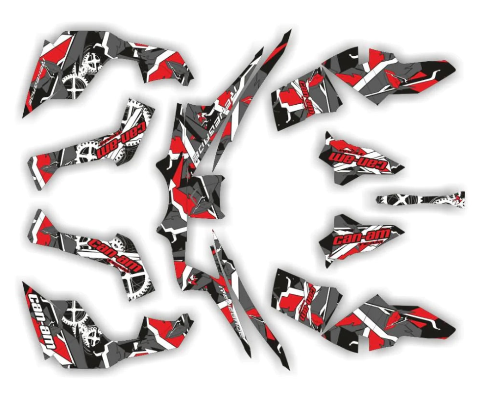 Adesivos de design geométrico para Can-Am Renegade x MR