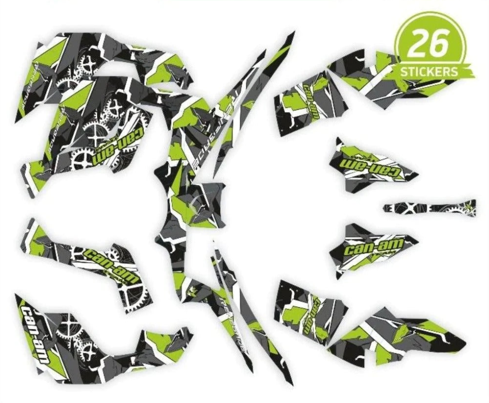GEOMETRIC design stickers for Can-Am Renegade X MR