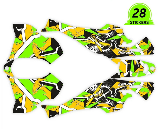 Геометрические наклейки на дизайн для Can-Am DS 450