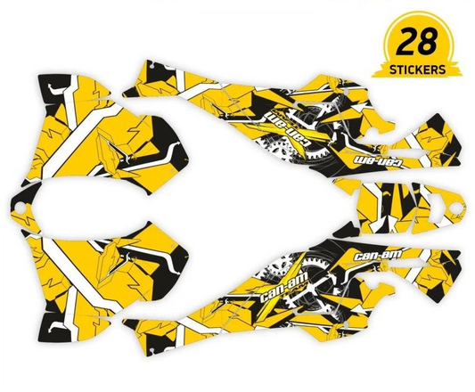 Геометрические наклейки на дизайн для Can-Am DS 450
