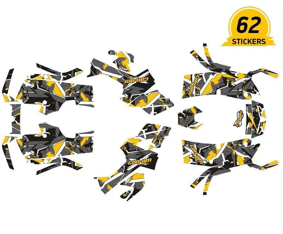 Γεωμετρικά αυτοκόλλητα σχεδιασμού για Can-Am Outlander G1