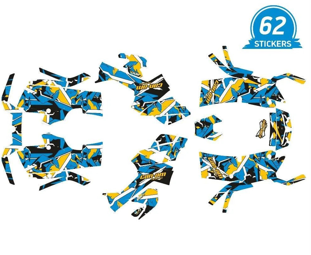 Γεωμετρικά αυτοκόλλητα σχεδιασμού για Can-Am Outlander G1