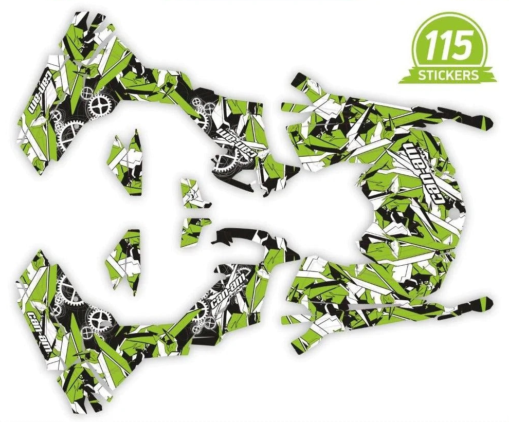 Adesivi di design geometrici per can-am outlander g2