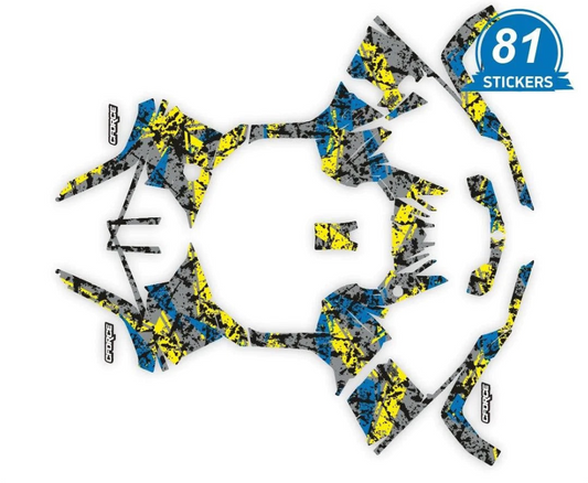 Adesivos de design de spot digital para cfmoto cforce