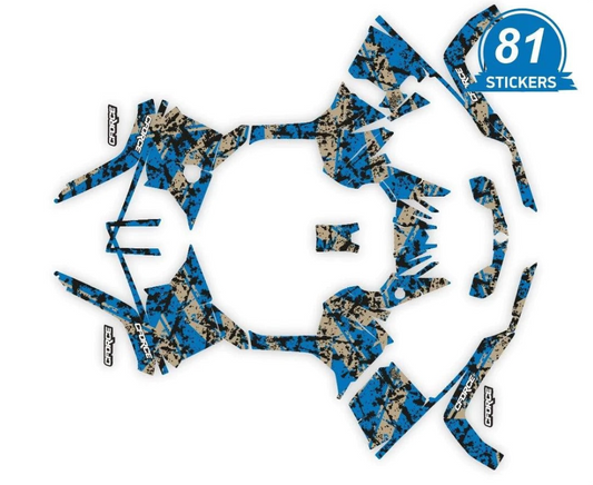 Adesivos de design de spot digital para cfmoto cforce