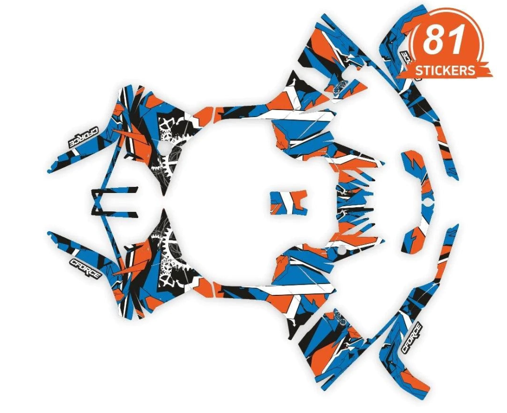 Autocolante de design geometric pentru CFMOTO Cforce