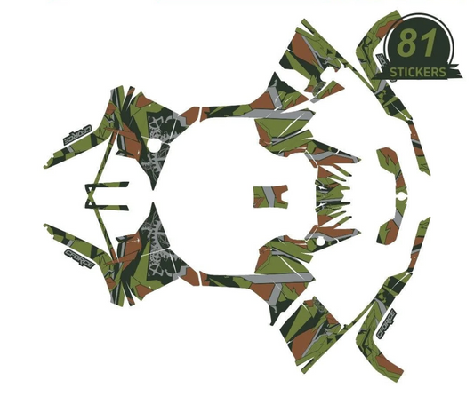 Adesivos de design geométrico para cfmoto cforce