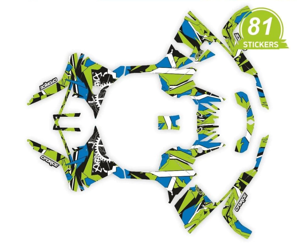 Pegatinas de diseño geométrico para cfmoto cforce