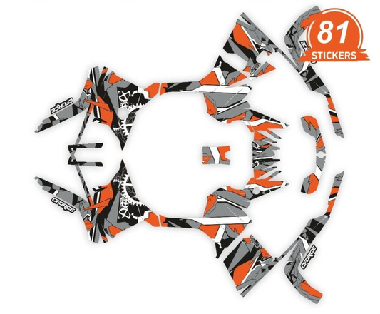 Adesivos de design geométrico para cfmoto cforce