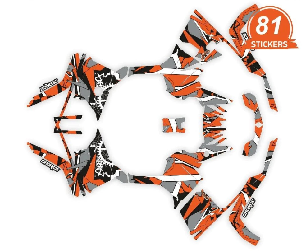 Geometrische Designaufkleber für CFMOTO CFORCE