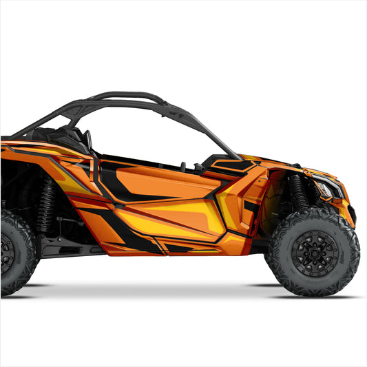 Απλά αυτοκόλλητα σχεδιασμού για Can-Am Maverick x3