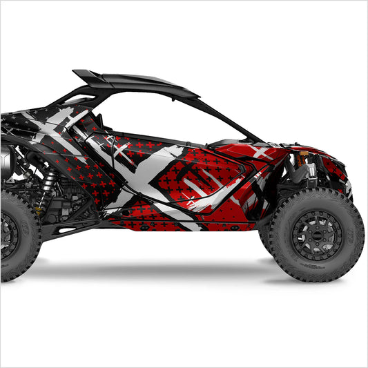 X Designaufkleber für Can-Am-Maverick R.