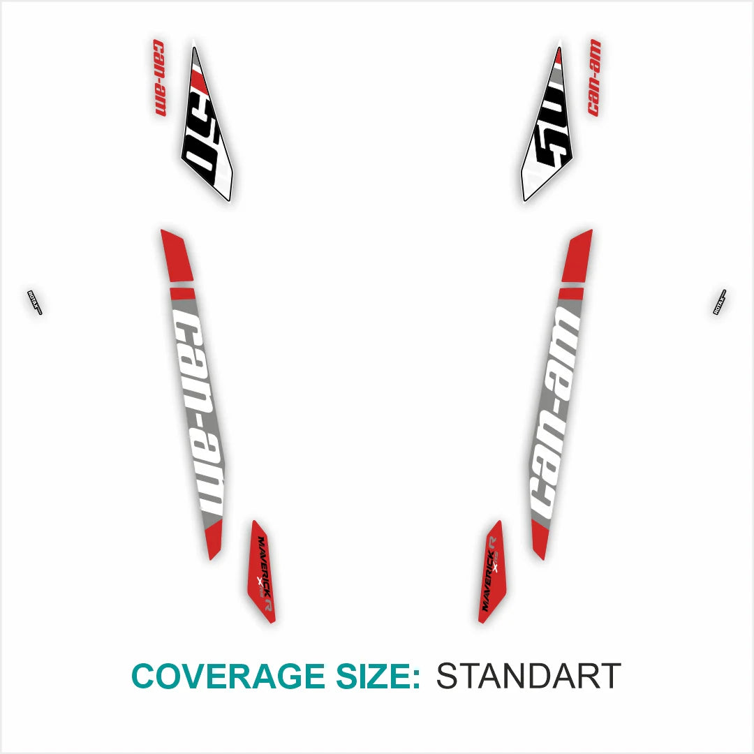 Standart-Design-Aufkleber für Can-Am-Maverick R.