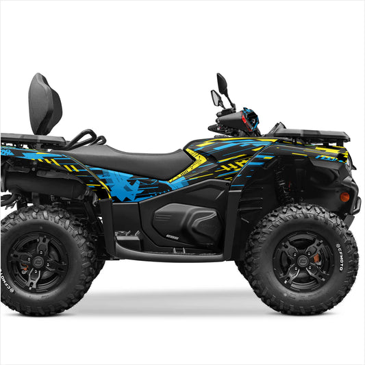 Кибер-дизайнерские наклейки для CFMoto CFORCE 400-520