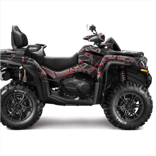 Adesivos de design de terremoto para cfmoto cforce 800-1000