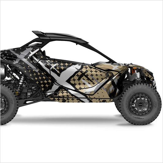 X Designaufkleber für Can-Am-Maverick R.
