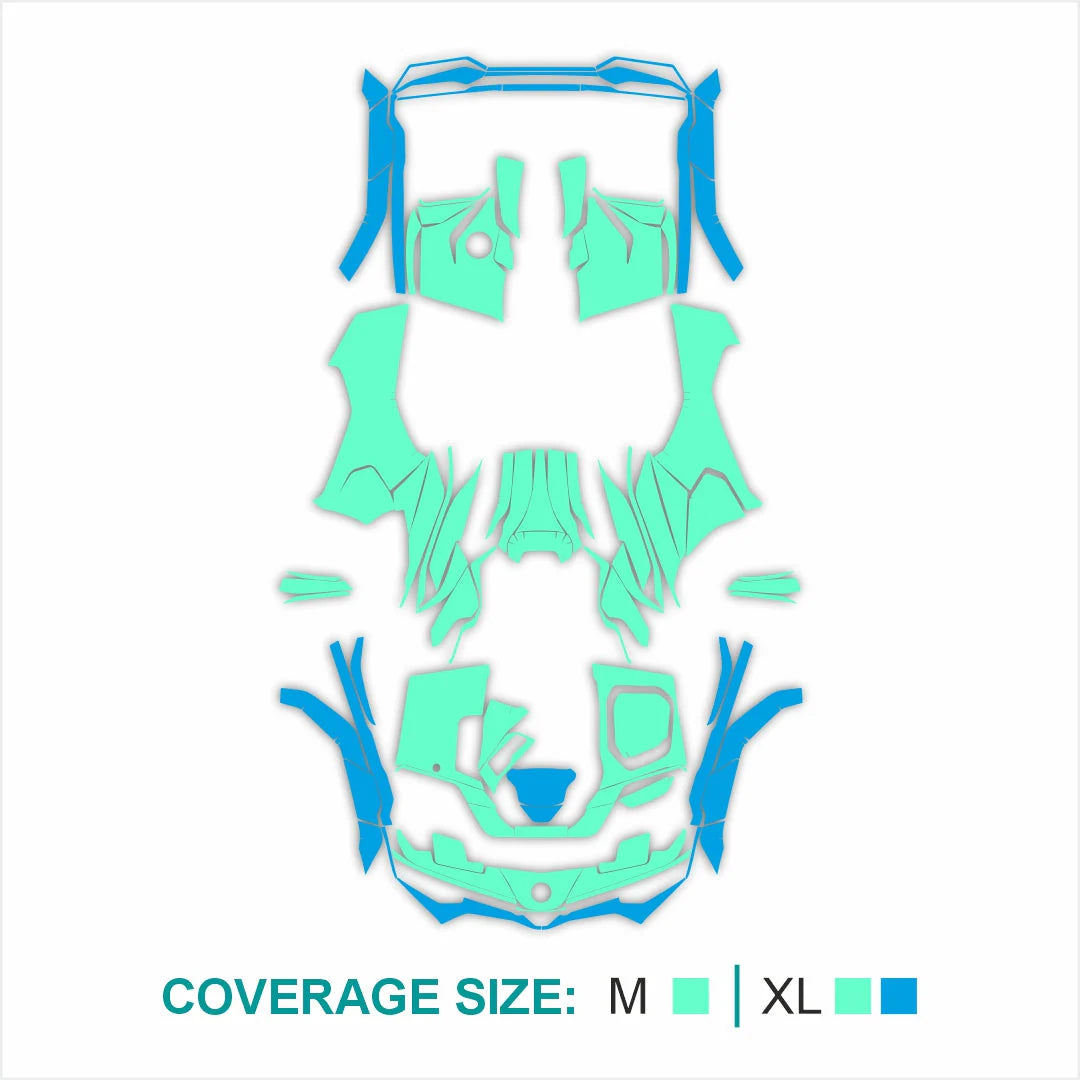 Hexagon Design Stickers for CfMoto Cforce Touring (G3) 800-1000