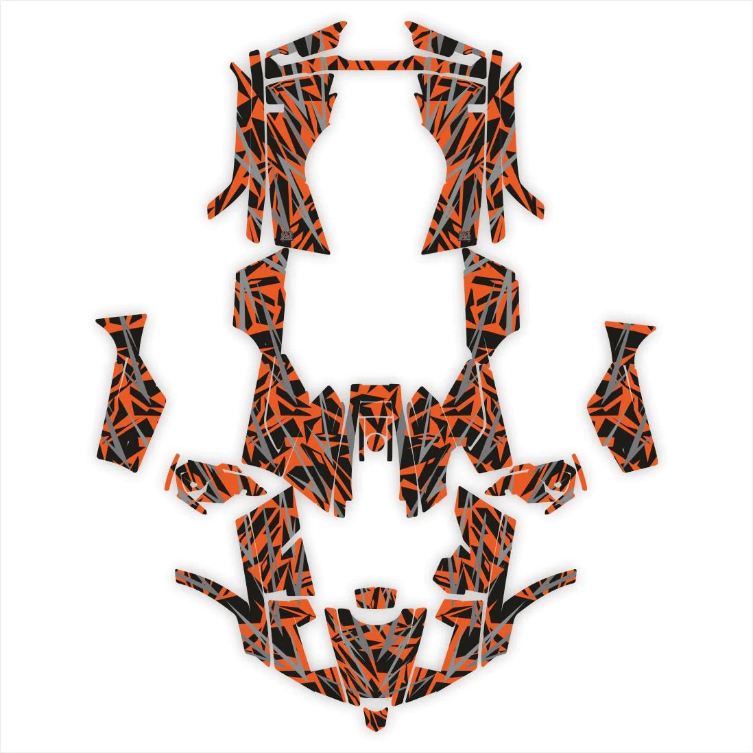 Autocolante de design spirit de rasă pentru CFMOTO Cforce