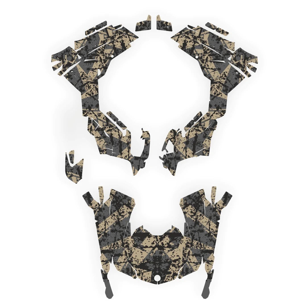 Pegatizas de diseño de manchas digitales para Can-Am Outlander G2