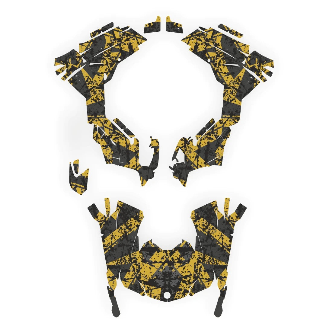 Pegatizas de diseño de manchas digitales para Can-Am Outlander X MR