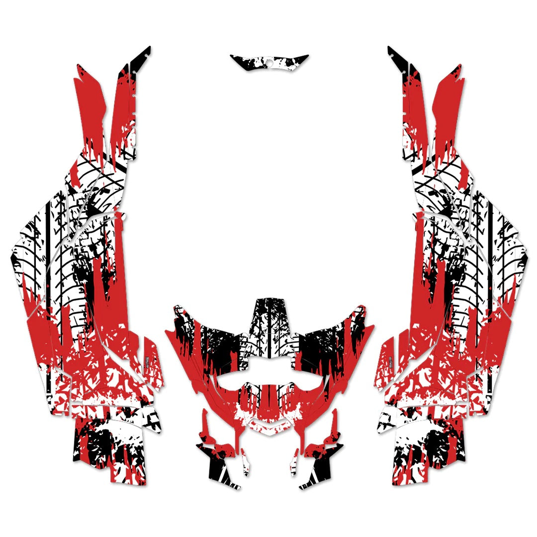 Αυτοκόλλητα σχεδιασμού παρακολούθησης για Can-Am Maverick x3