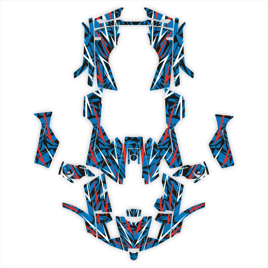 Autocolante de design spirit de rasă pentru CFMOTO Cforce