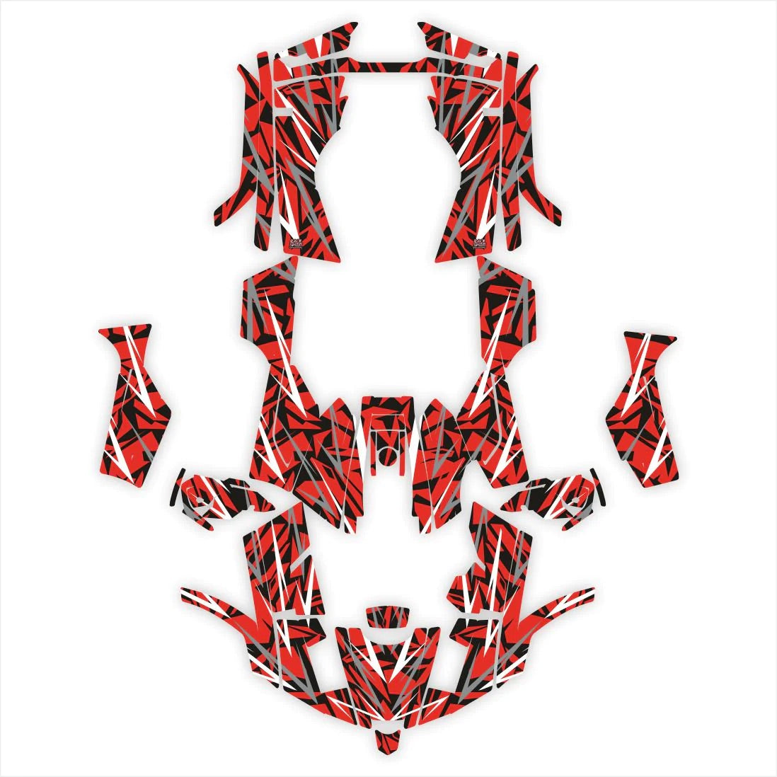 Autocolante de design spirit de rasă pentru CFMOTO Cforce