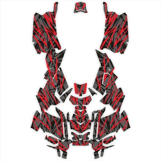 Стрикеры по дизайну расового духа для Polaris scrambler