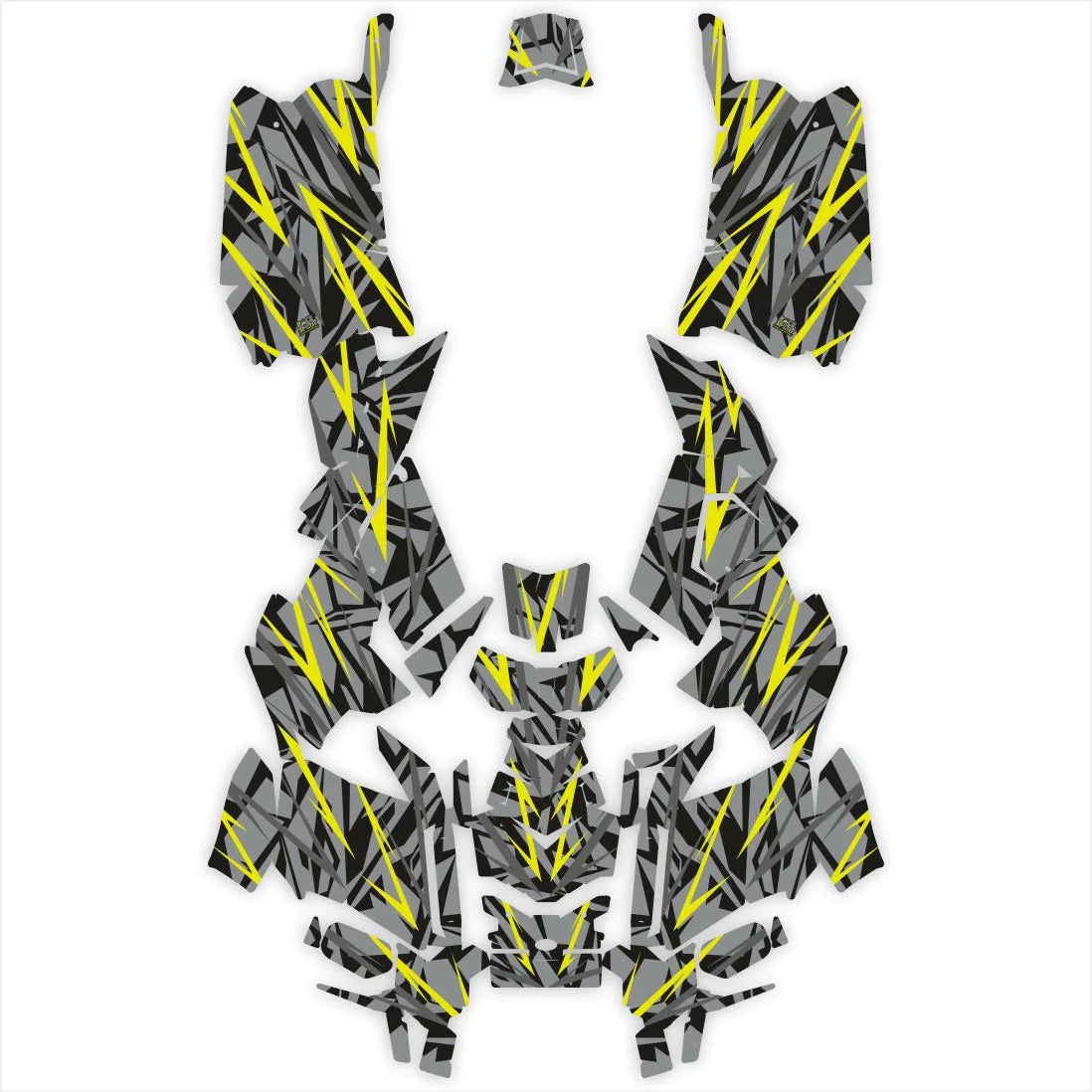 Versenyszellem -tervező matricák a Polaris Scramblerhez