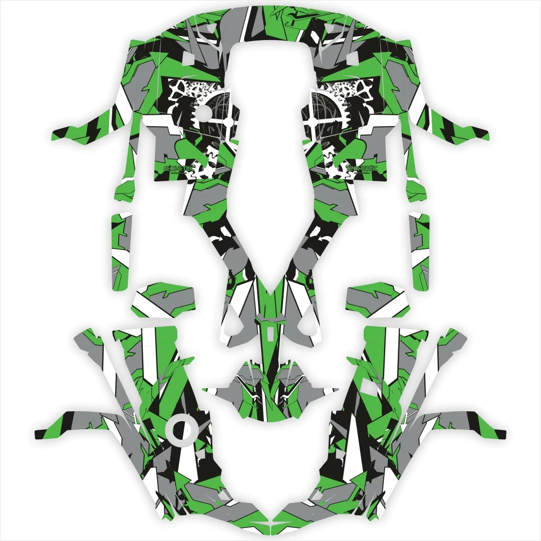 Геометрические дизайнерские наклейки для Stels Guepard