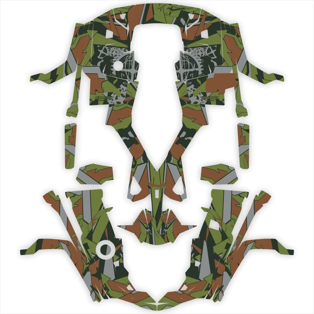 Геометрические дизайнерские наклейки для Stels Guepard